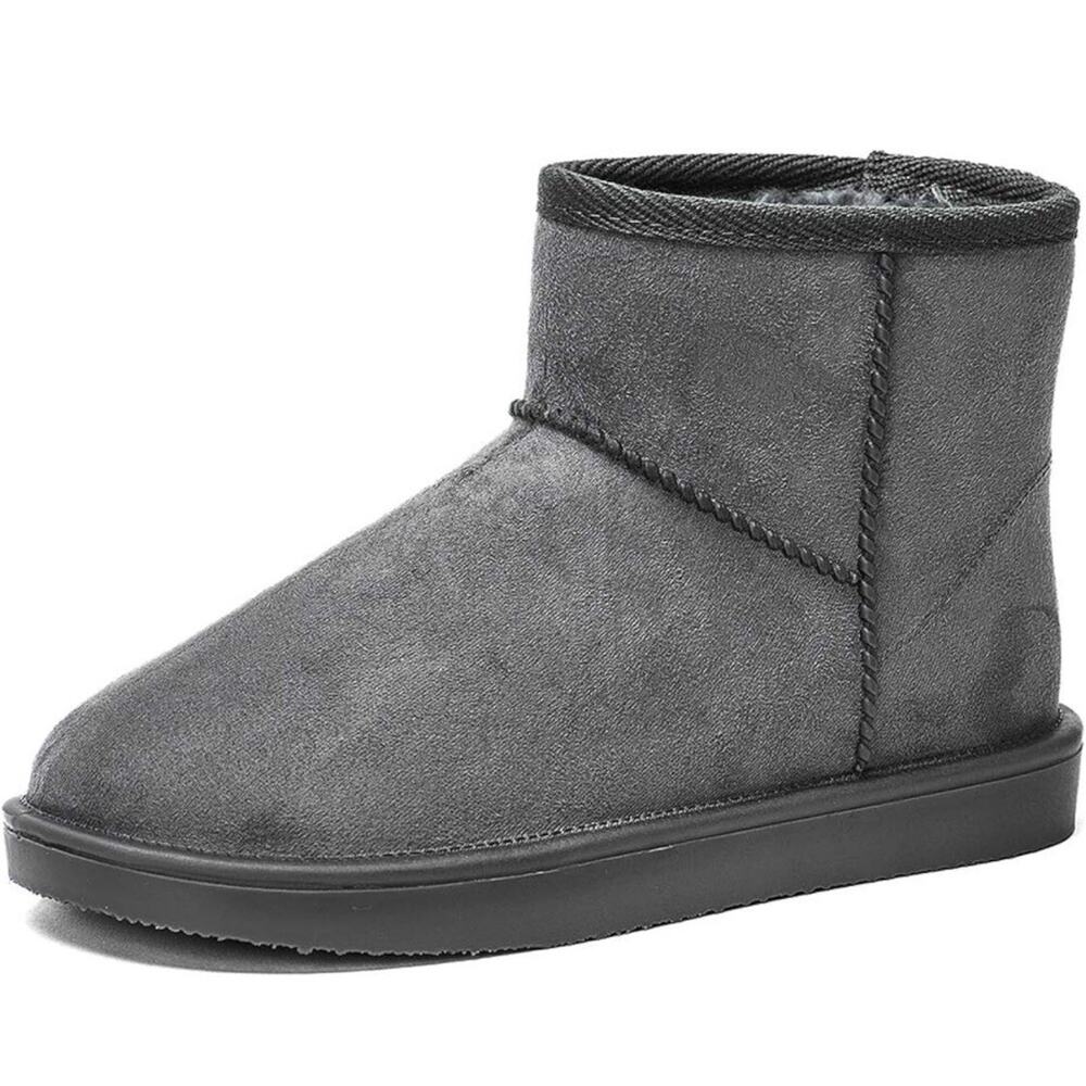 DKSUKO Women's Classic Waterproof Snow Boots Winter Boots 5 US Gray Short No Box